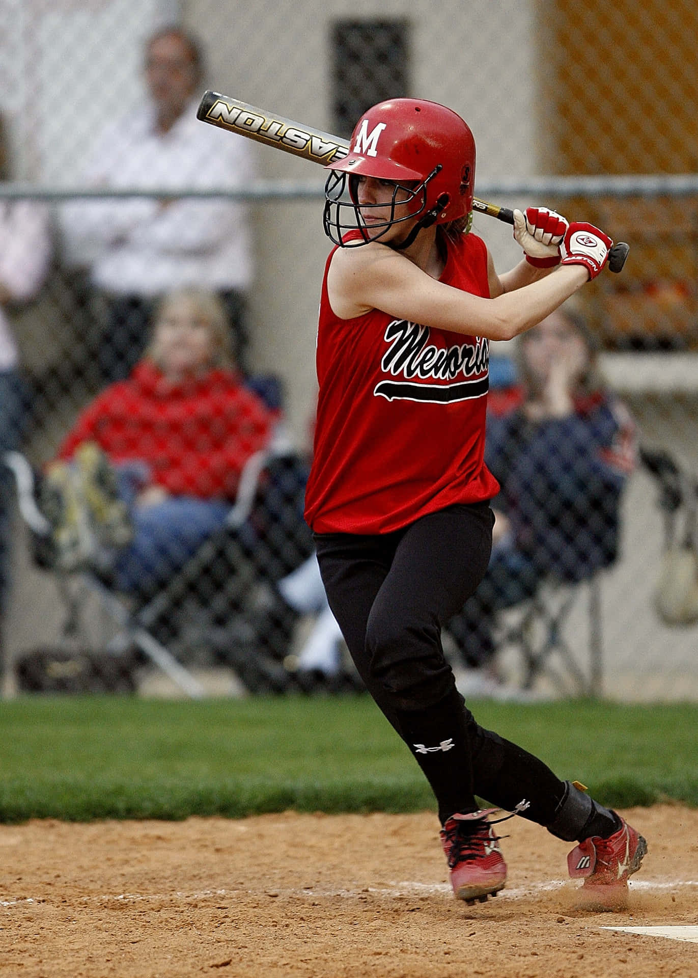 Powerful Baseball Bat Swing Background