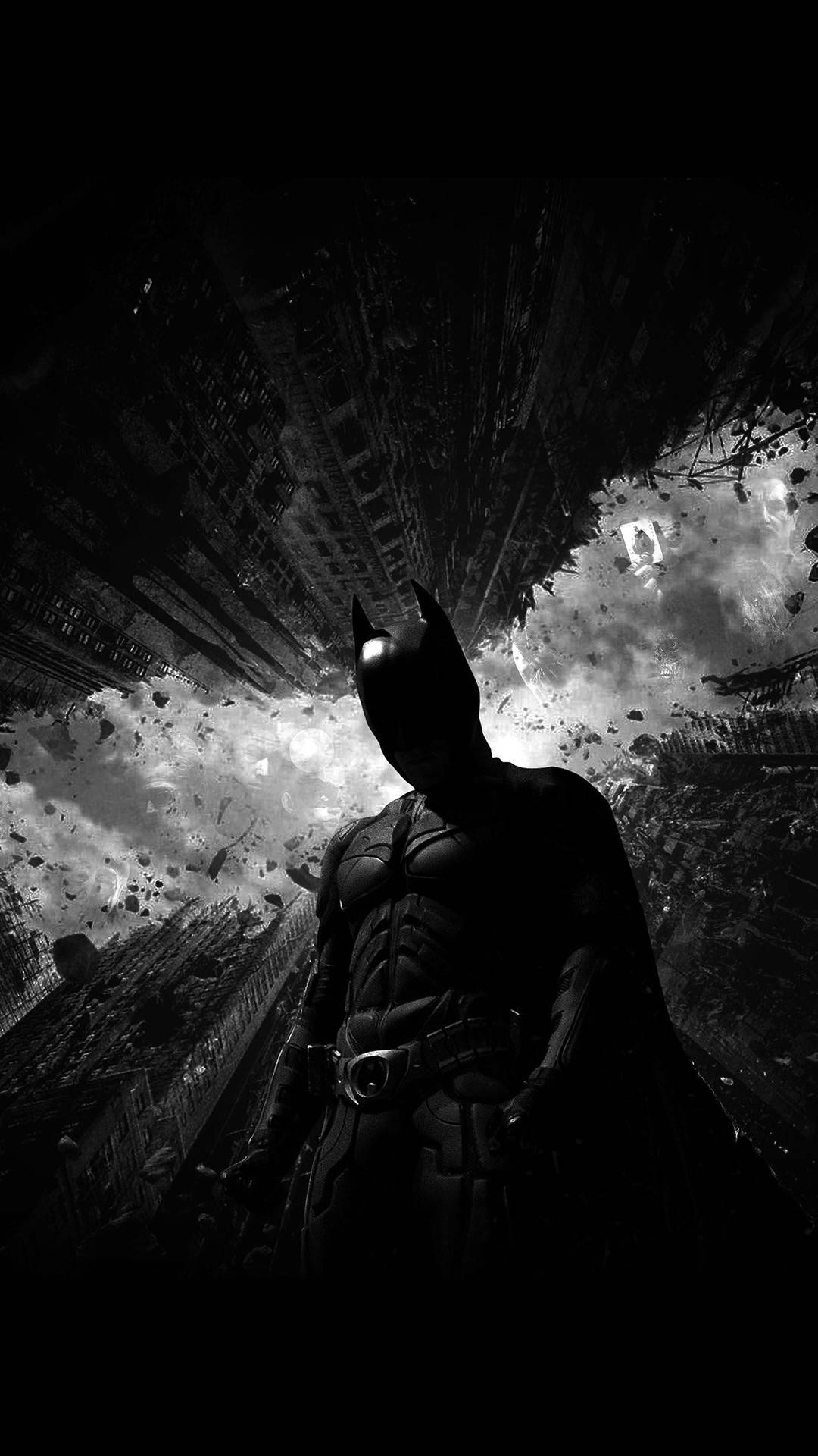 Powerful Batman Art Iphone Background
