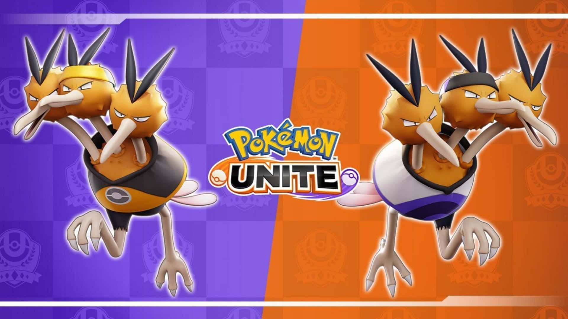Powerful Dodrio In Action In Pokemon Unite Background