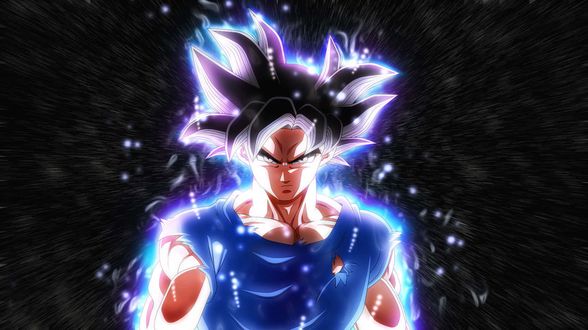 Powerful Dragon Ball Goku Ultra Instinct Background