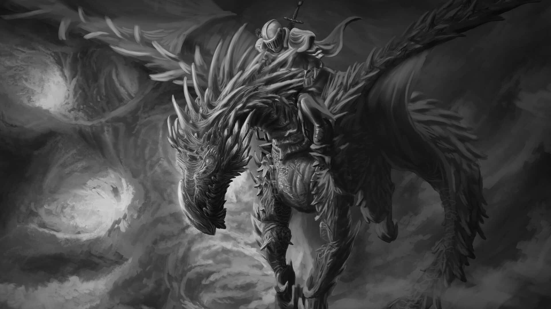 Powerful Dragon [wallpaper] Background