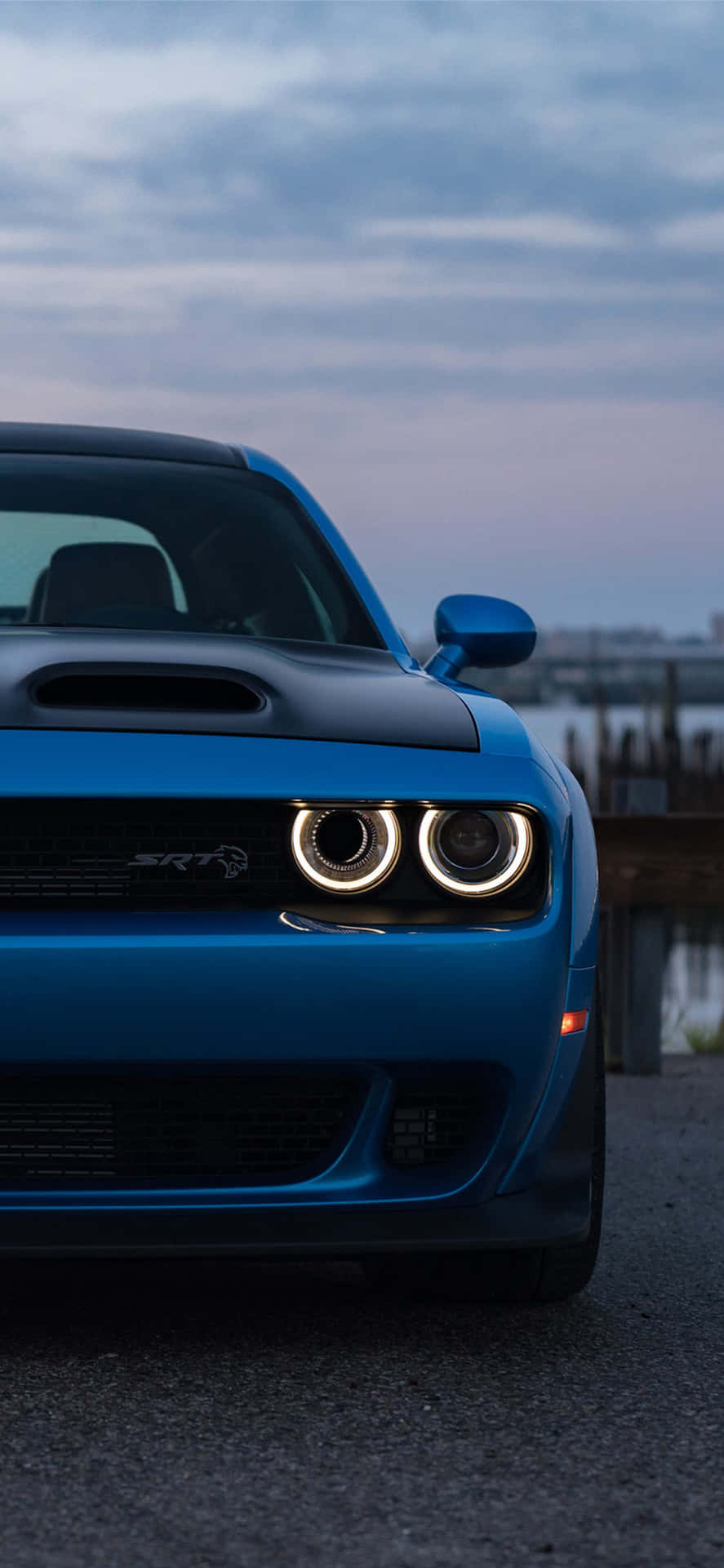 Powerful Elegance - The Dodge Hellcat Background