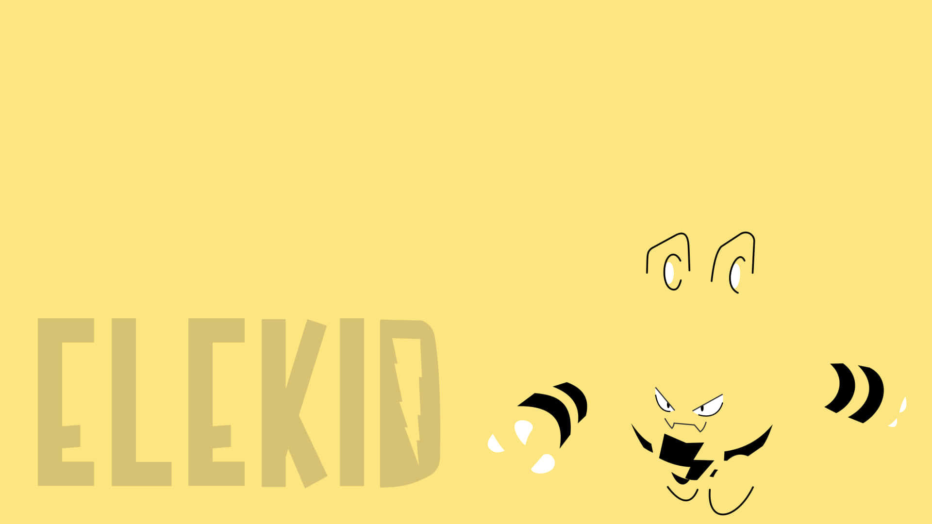 Powerful Elekid In Motion - Pokemon Video Game Character