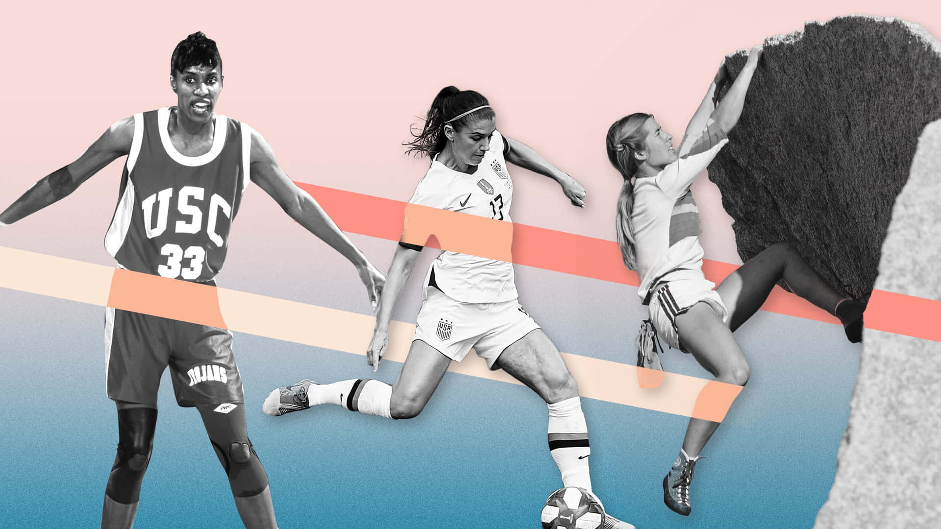 Powerful Female Athletes Digital Art