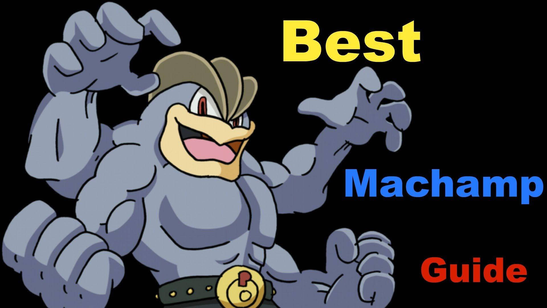 Powerful Machamp In Action Background