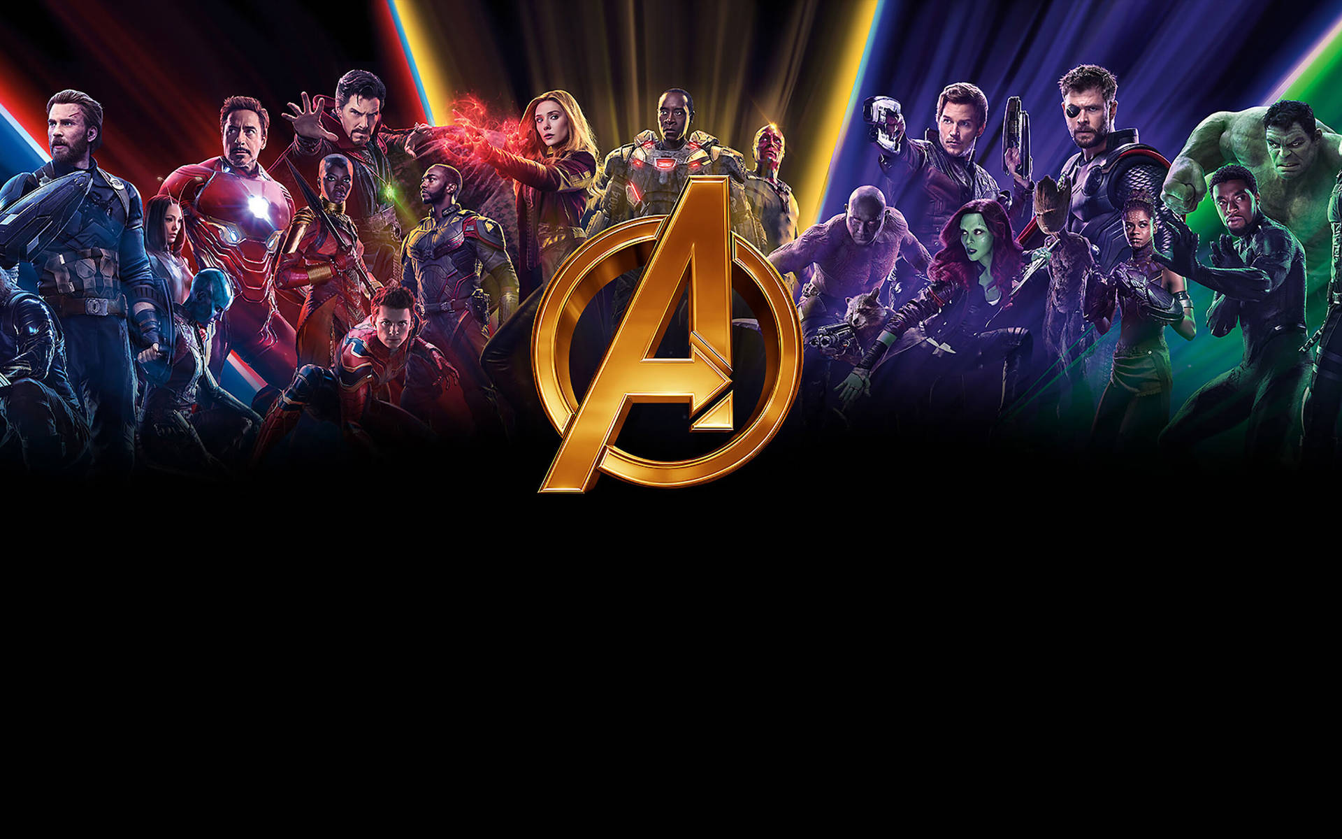 Powerful Marvel Superheroes Avengers Background