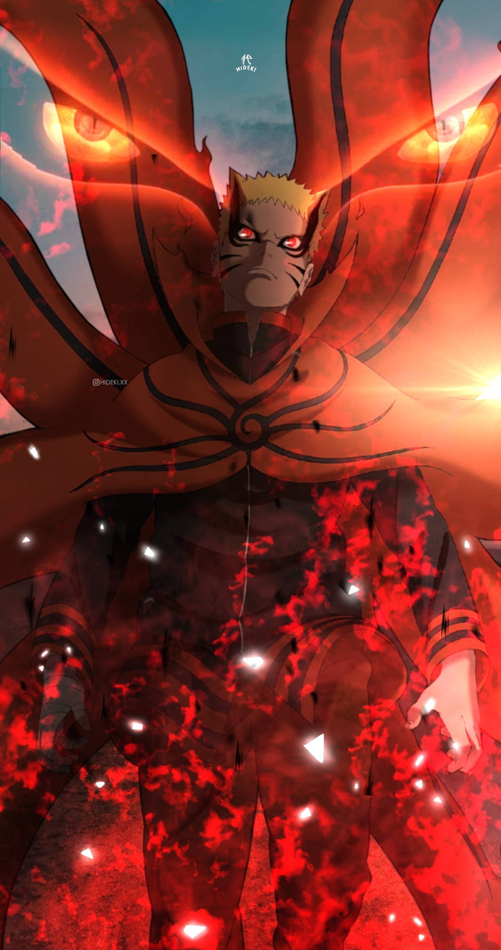 Powerful Mode Of Naruto Mobile 4k Background