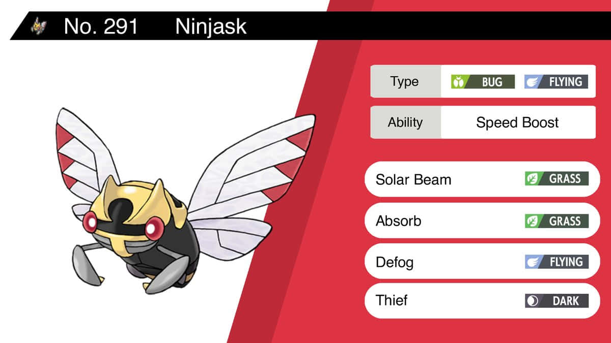 Powerful Ninjask Pokémon In Action