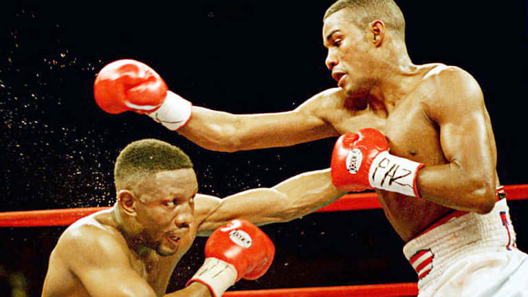 Powerful Punch Of Felix Trinidad Background
