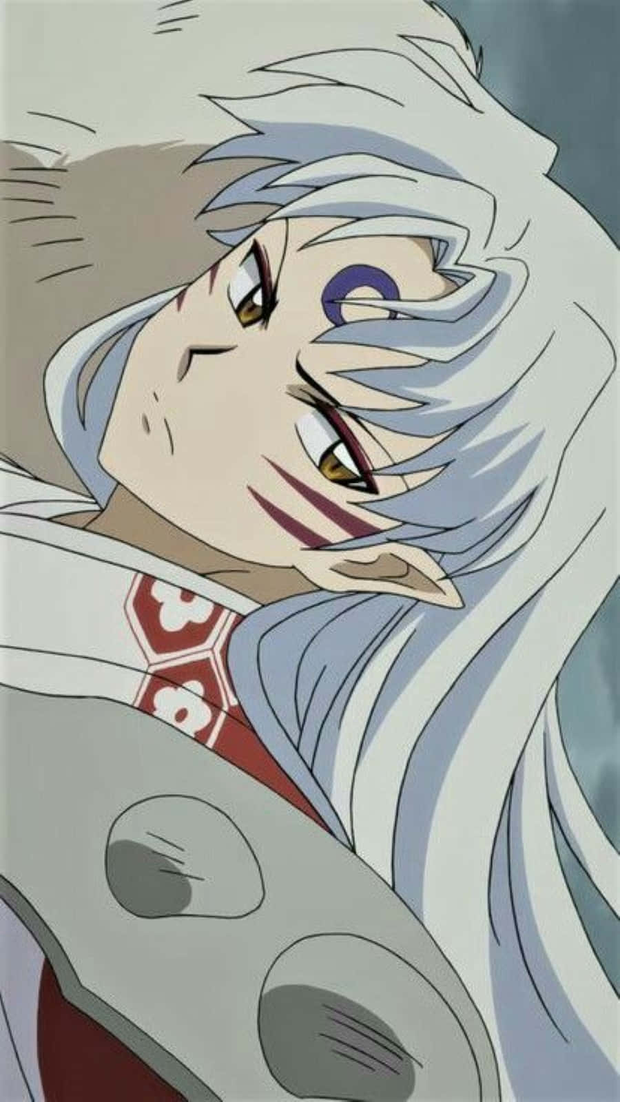 Powerful Sesshomaru In Action Background