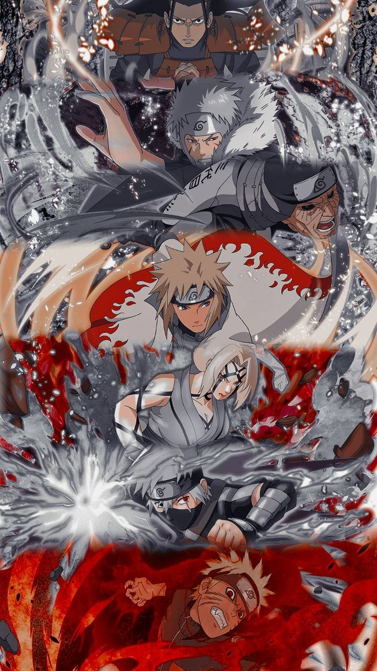 Powerful Techniques Seven Naruto Hokage Background