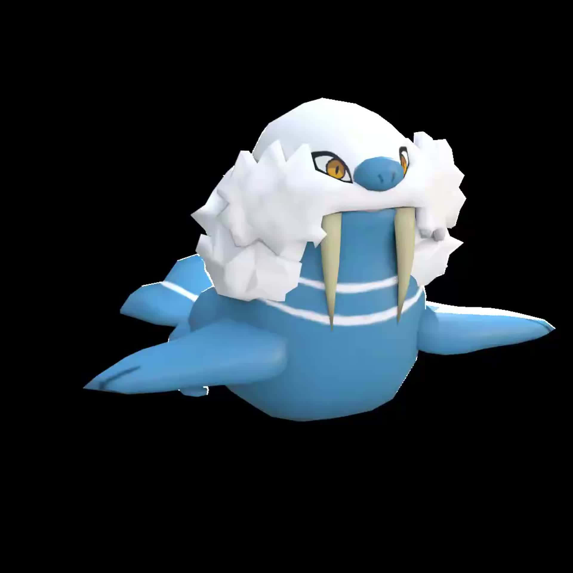 Powerful Walrein In Battle Stance Background
