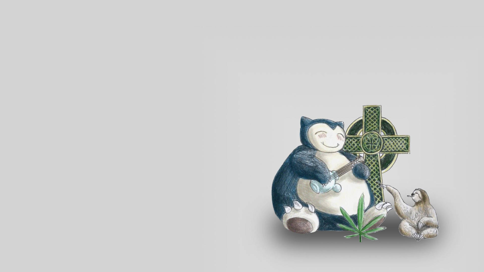 Powerfully Chill, Snorlax Is The Ultimate Zen Master. Background