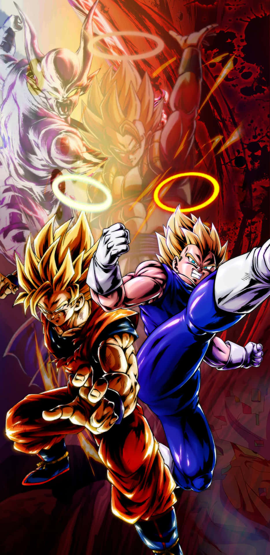 Powerhouse Duo – Gogeta & Vegito Background