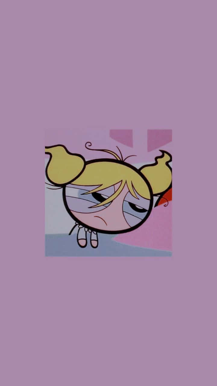 Powerpuff Girls Bubbles Rudely Awakened Background