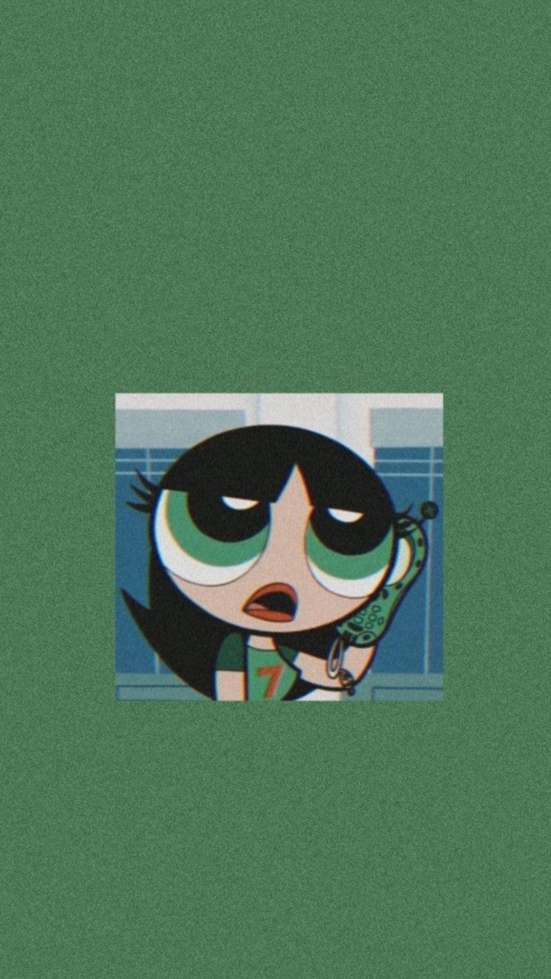 Powerpuff Girls’ Buttercup Baddie Pfp Background