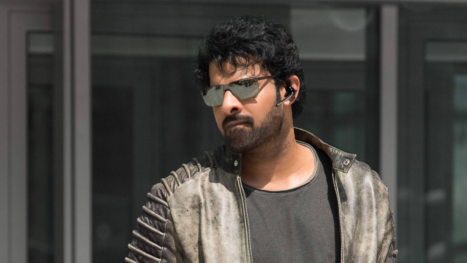 Prabhas Hd In Black Clothes Background