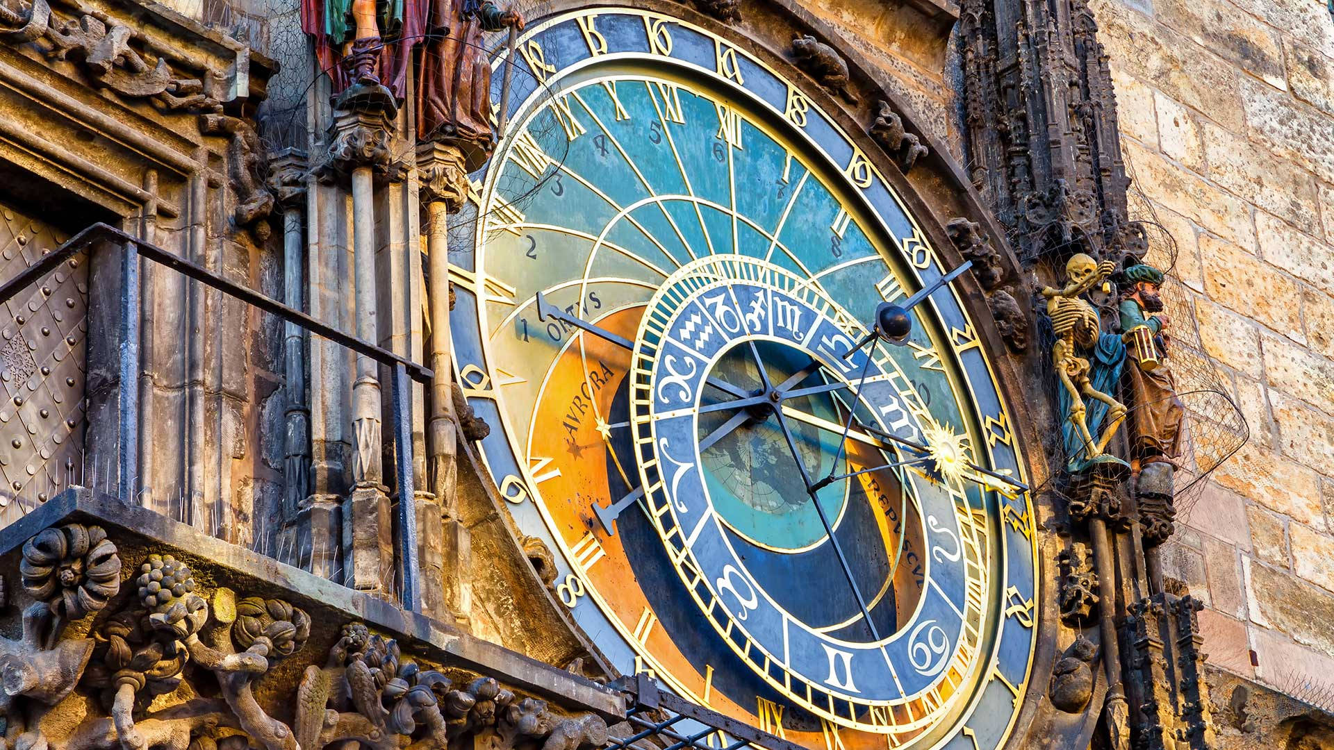 Prague Astronomical Clock Background