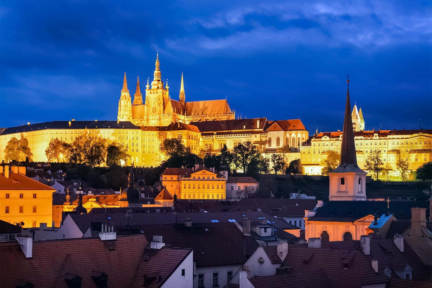 Prague Castle Background