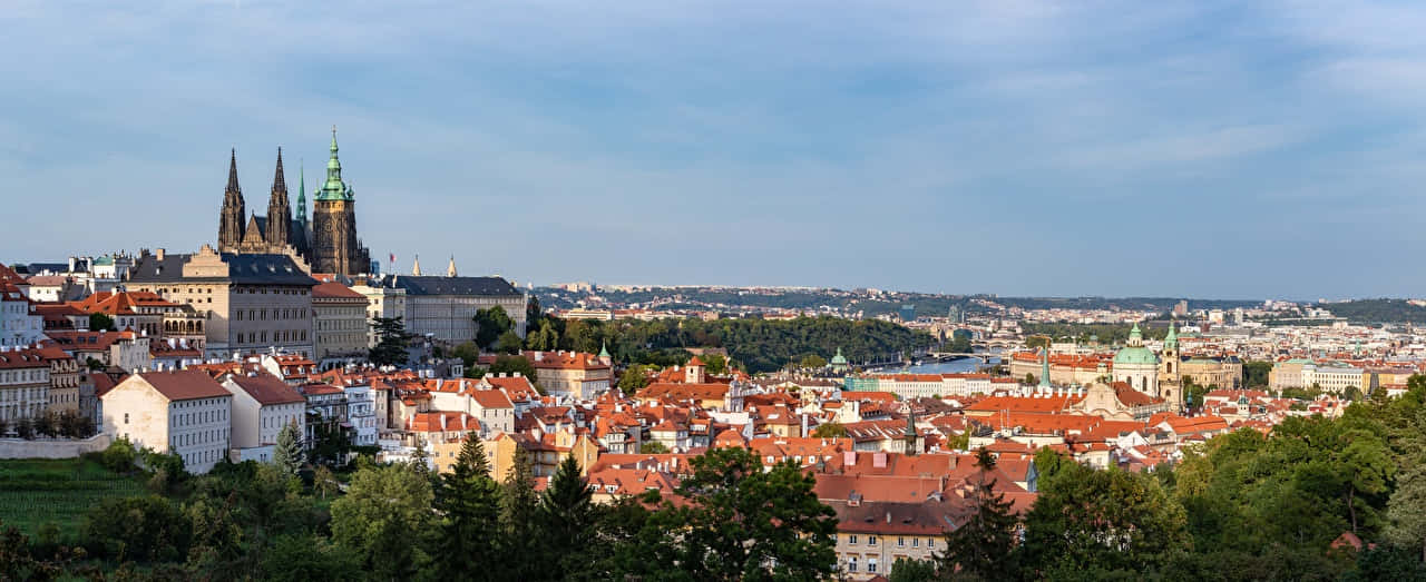 Prague Castle Landscape Background