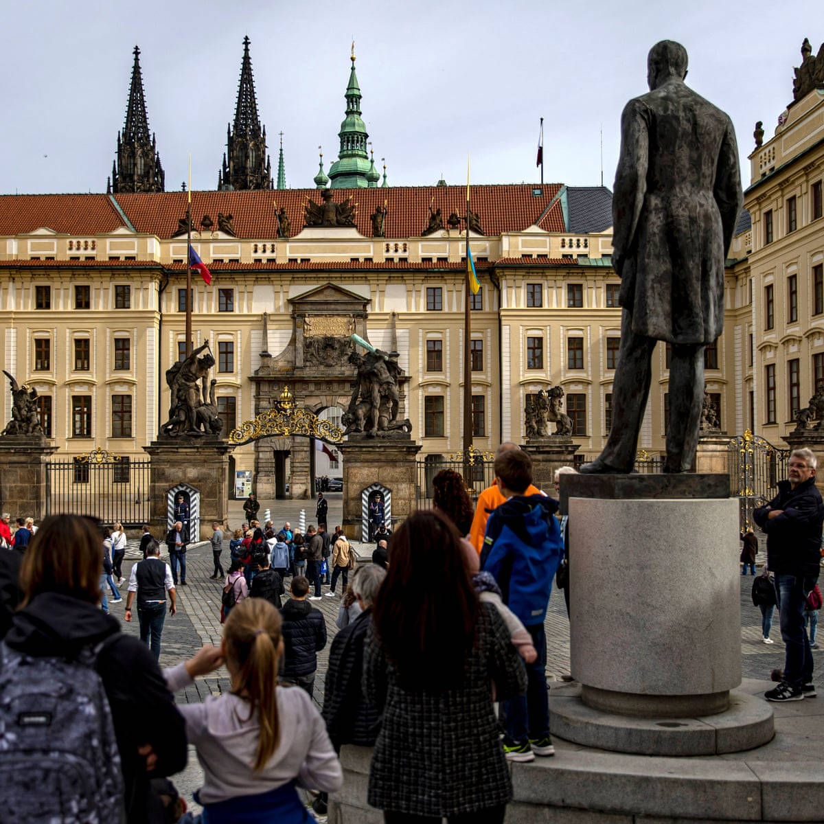 Prague Castle Square Background