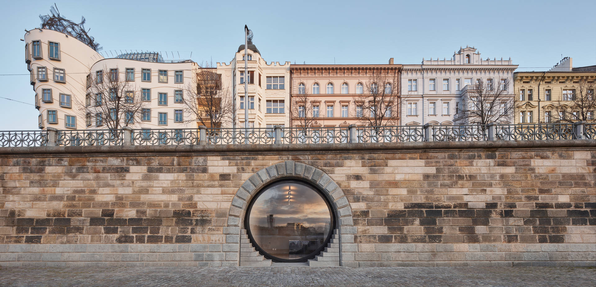 Prague Circular Vault Background