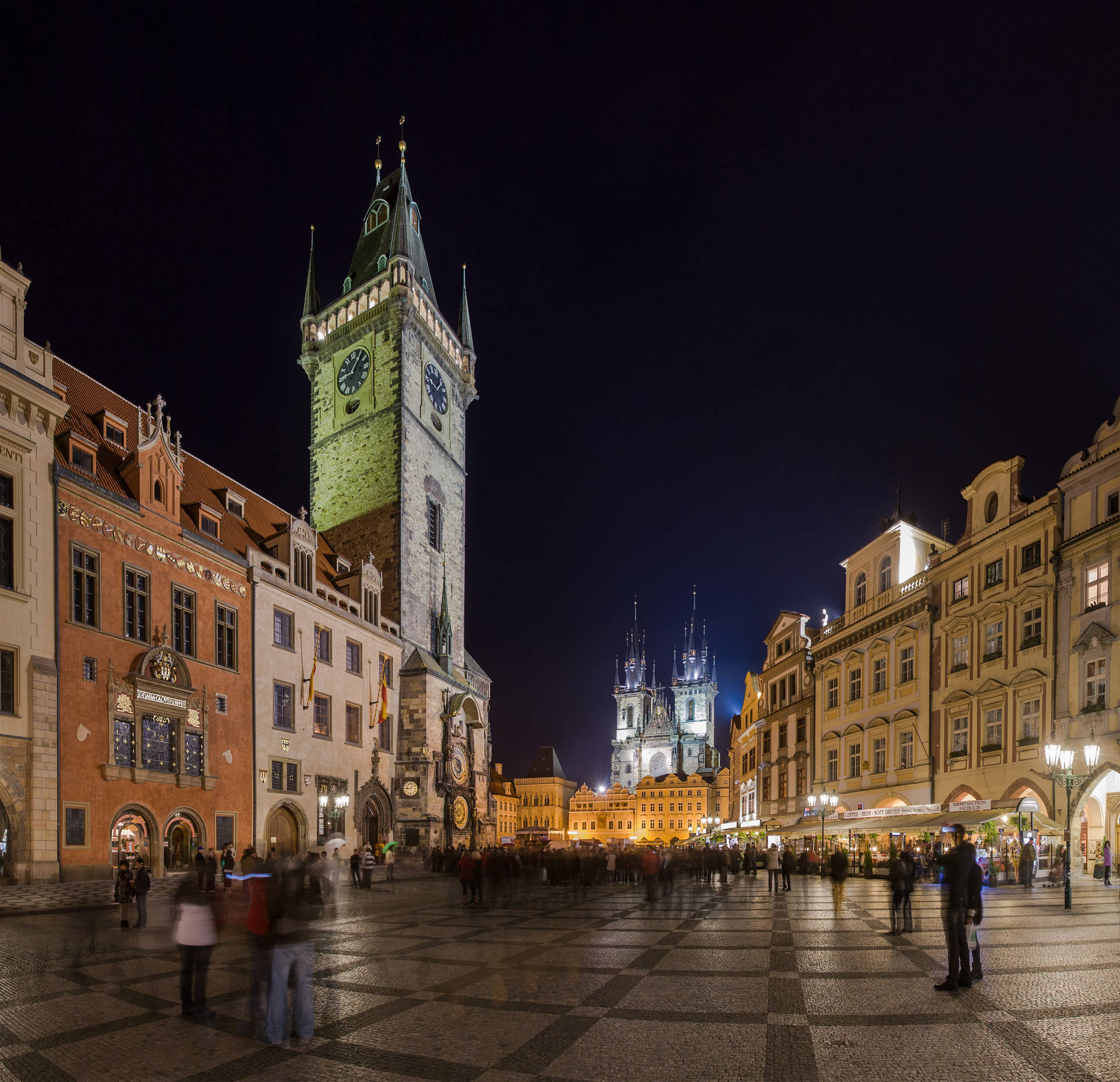 Prague City Center Background