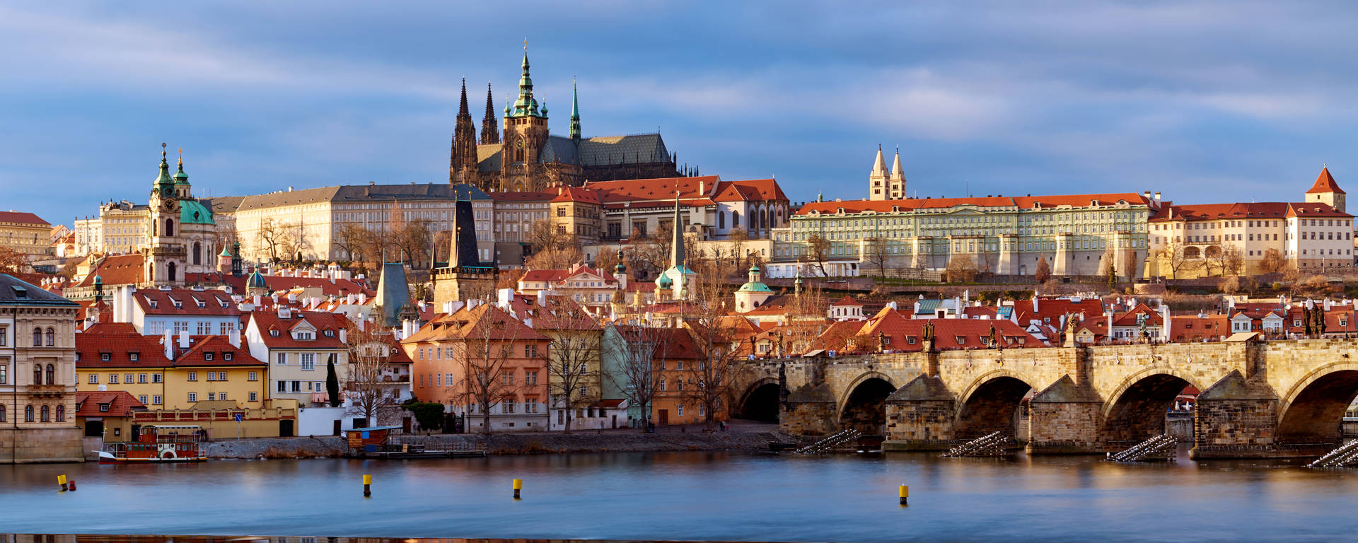 Prague City Riverfront