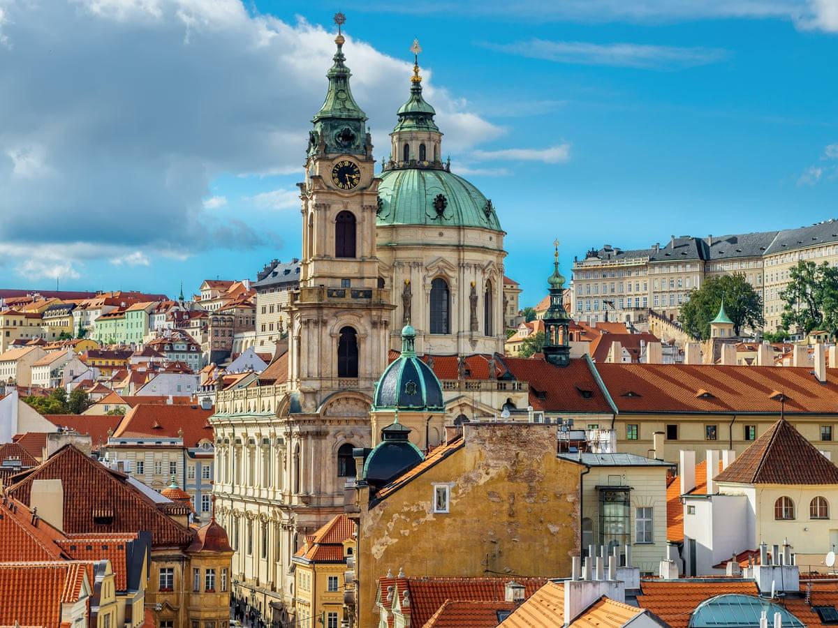 Prague Clock Tower Background