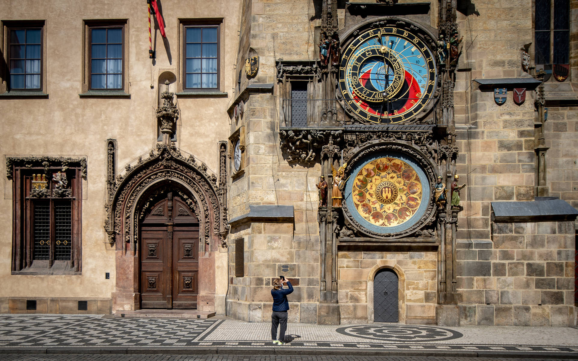 Prague Complex Clock Background