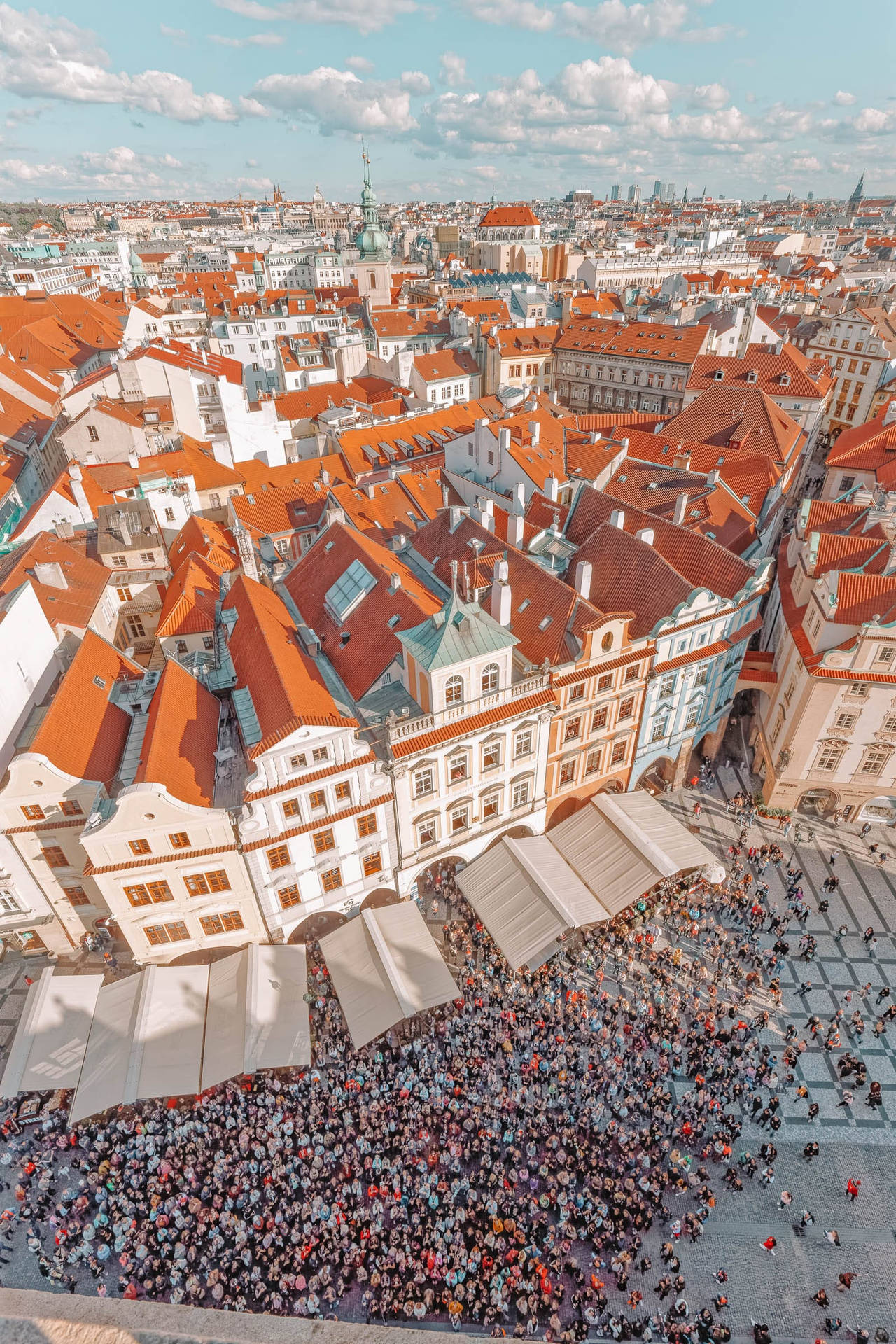 Prague During Event Background