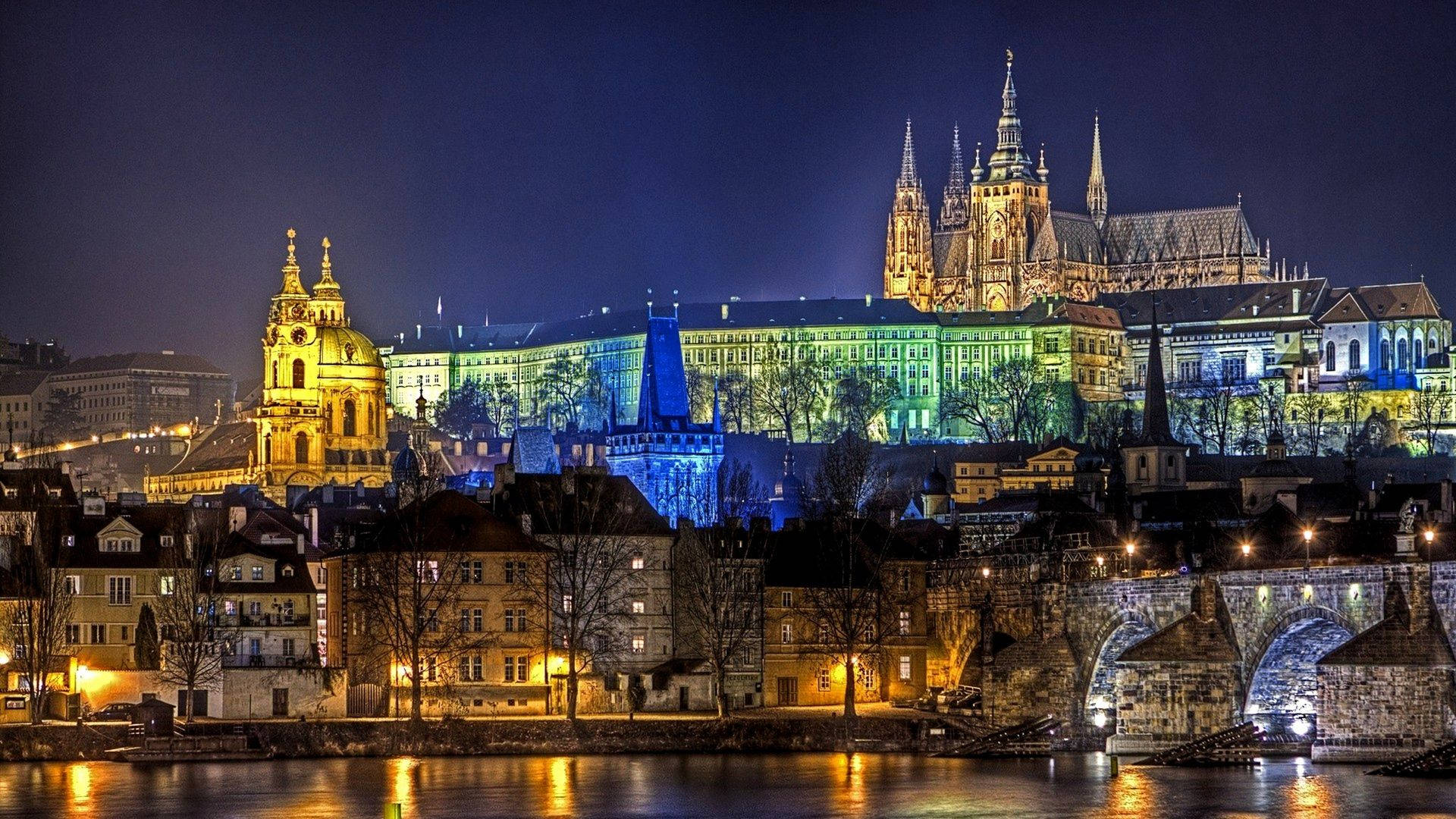 Prague Europe Castle Photograph Background