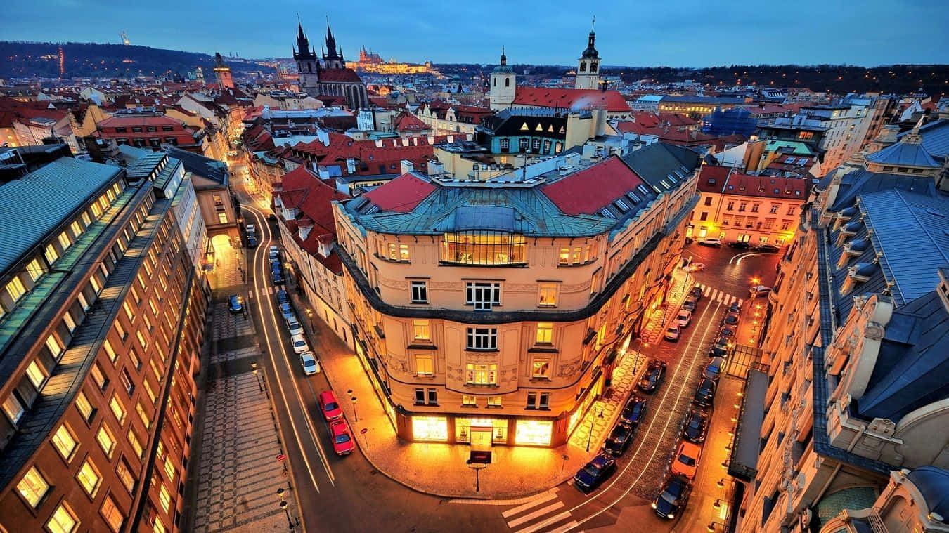 Prague Twilight Cityscape.jpg Background