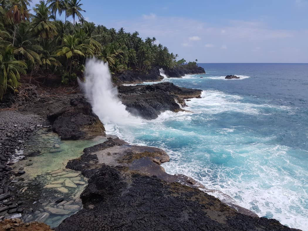 Praia Piscina In Sao Tome And Principe