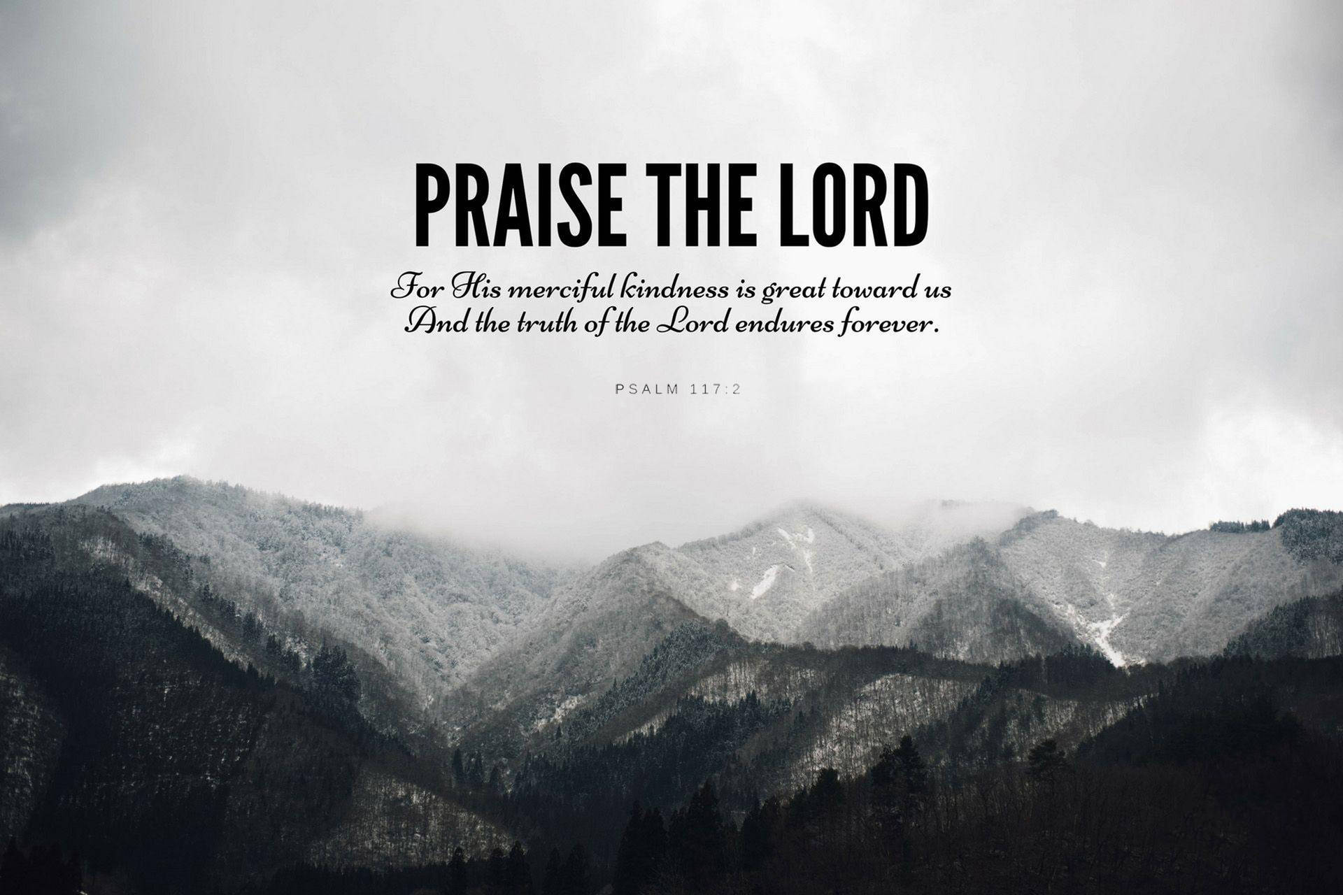 Praise The Lord Bible Quote Background