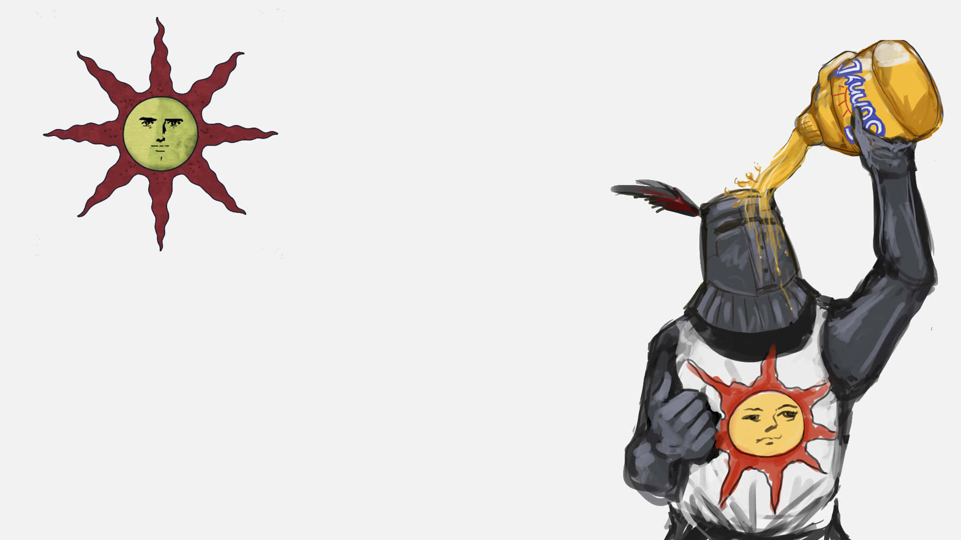 “praise The Sun!” - Solaire Of Astora, Dark Souls Background