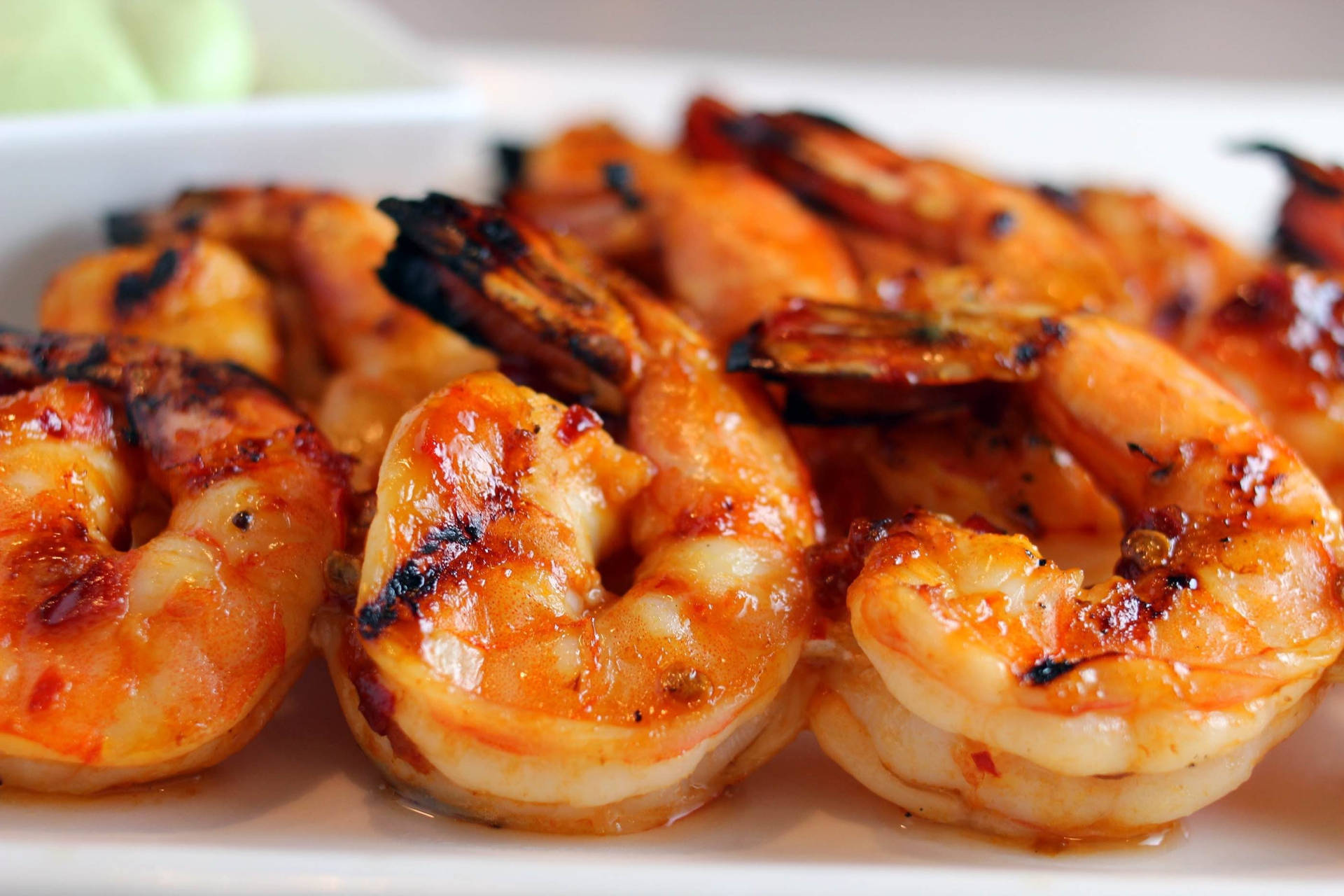 Prawns Grilled Bbq Background