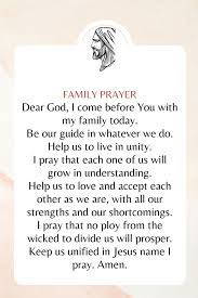 Prayer Family Jesus God