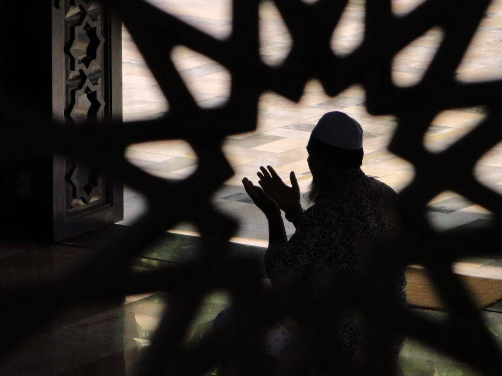 Prayer Islamic Through Window