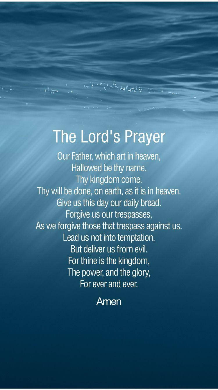 Prayer Lord Ocean Sea