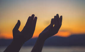 Prayer Open Hands Sunset