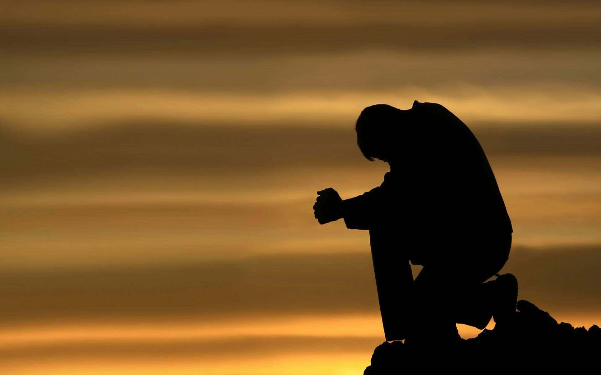 Praying Down In Sadness Background