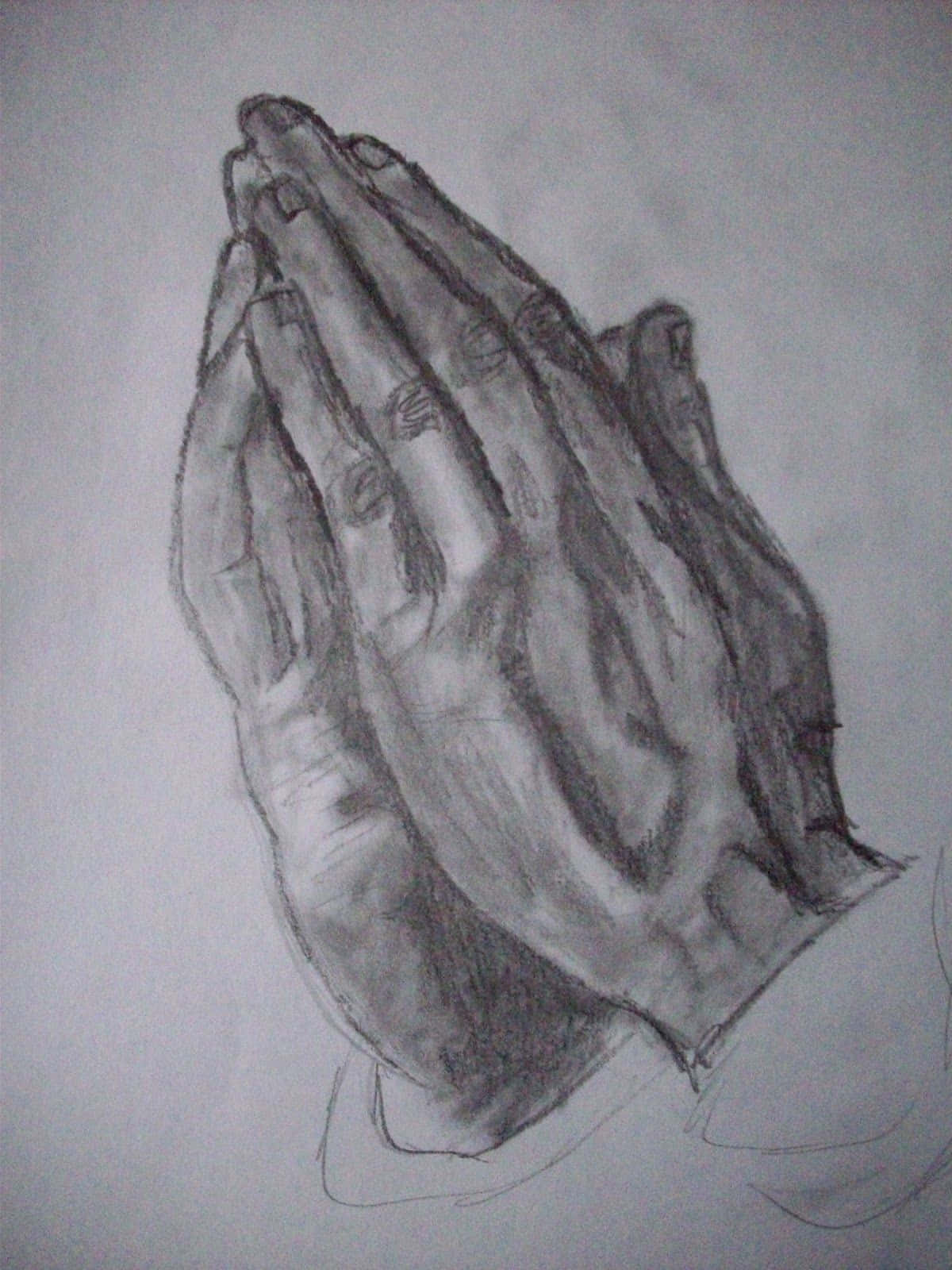 Praying Hands, A Surrender To God Background