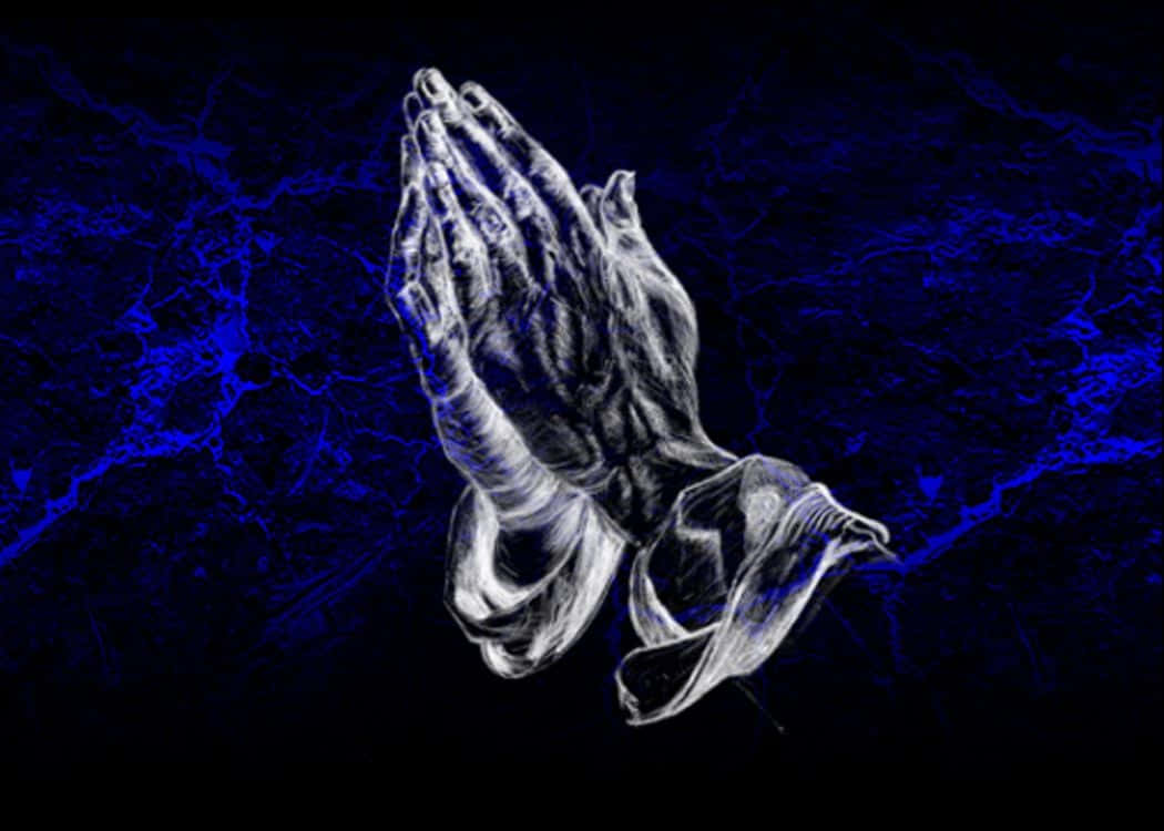 Praying Hands In Faith And Gratitude Background