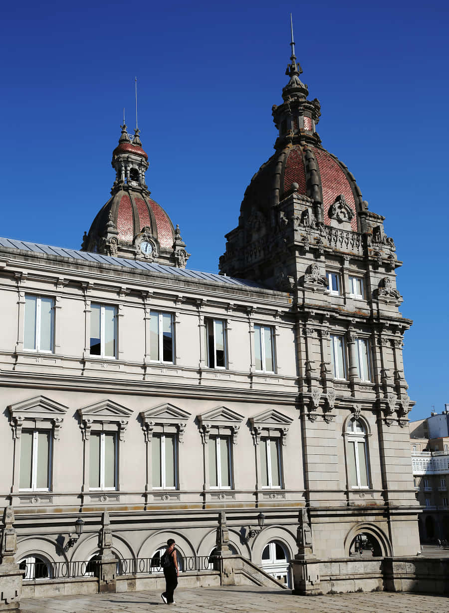 Praza De Maria Pita Corunna Daylight