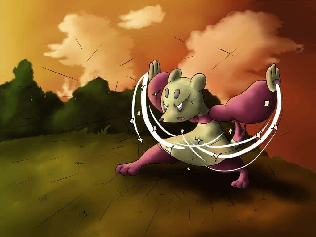 Pre-evolved Mienshao Background