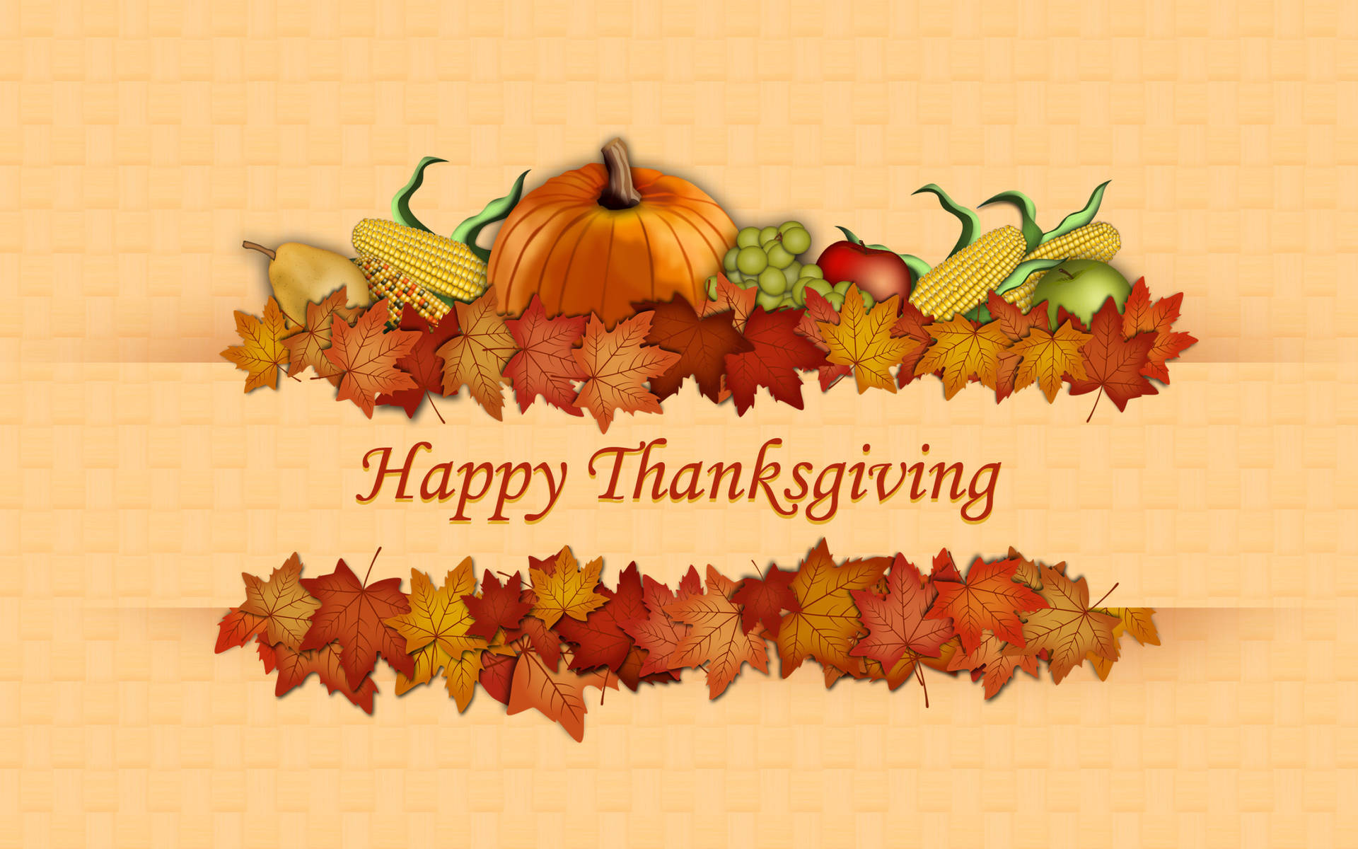 Precious Happy Thanksgiving Holiday Greeting Background