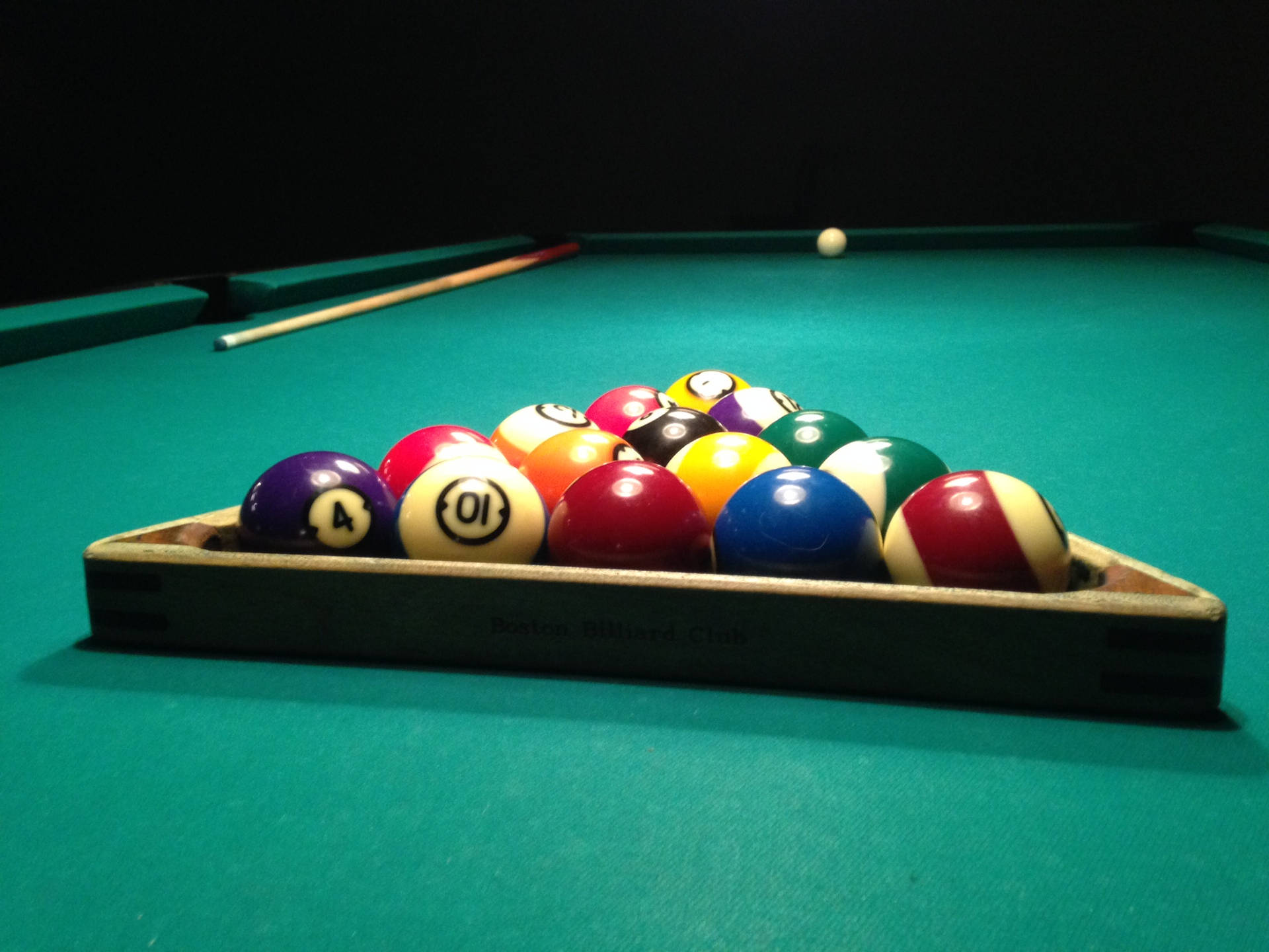 Precision And Strategy In Billiards Background