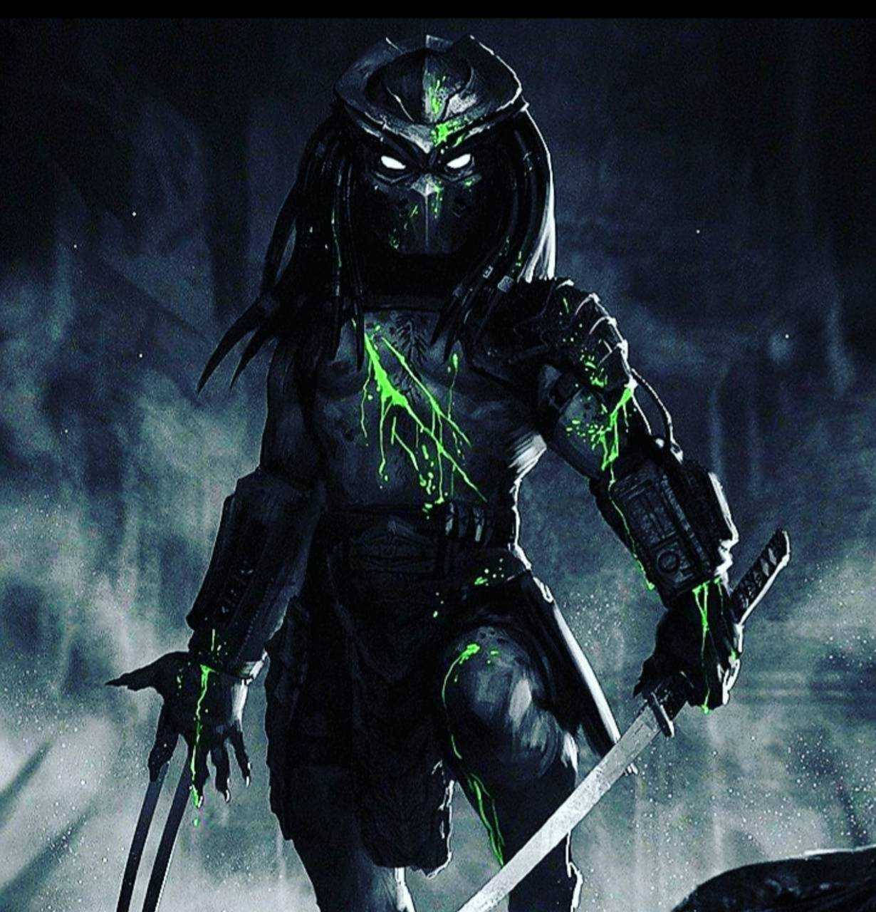 Predator Stepping Out - The Ultimate Alien Hunter Background