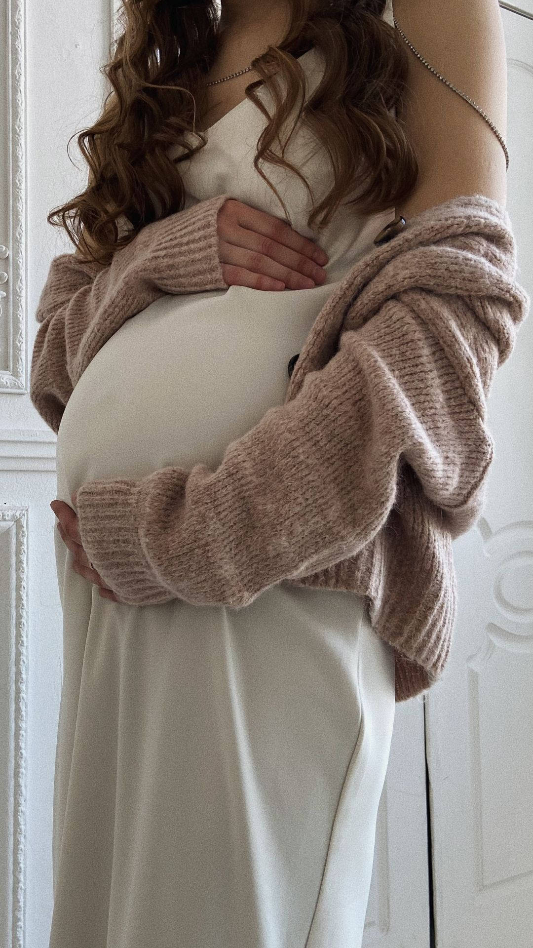 Pregnancy White Dress